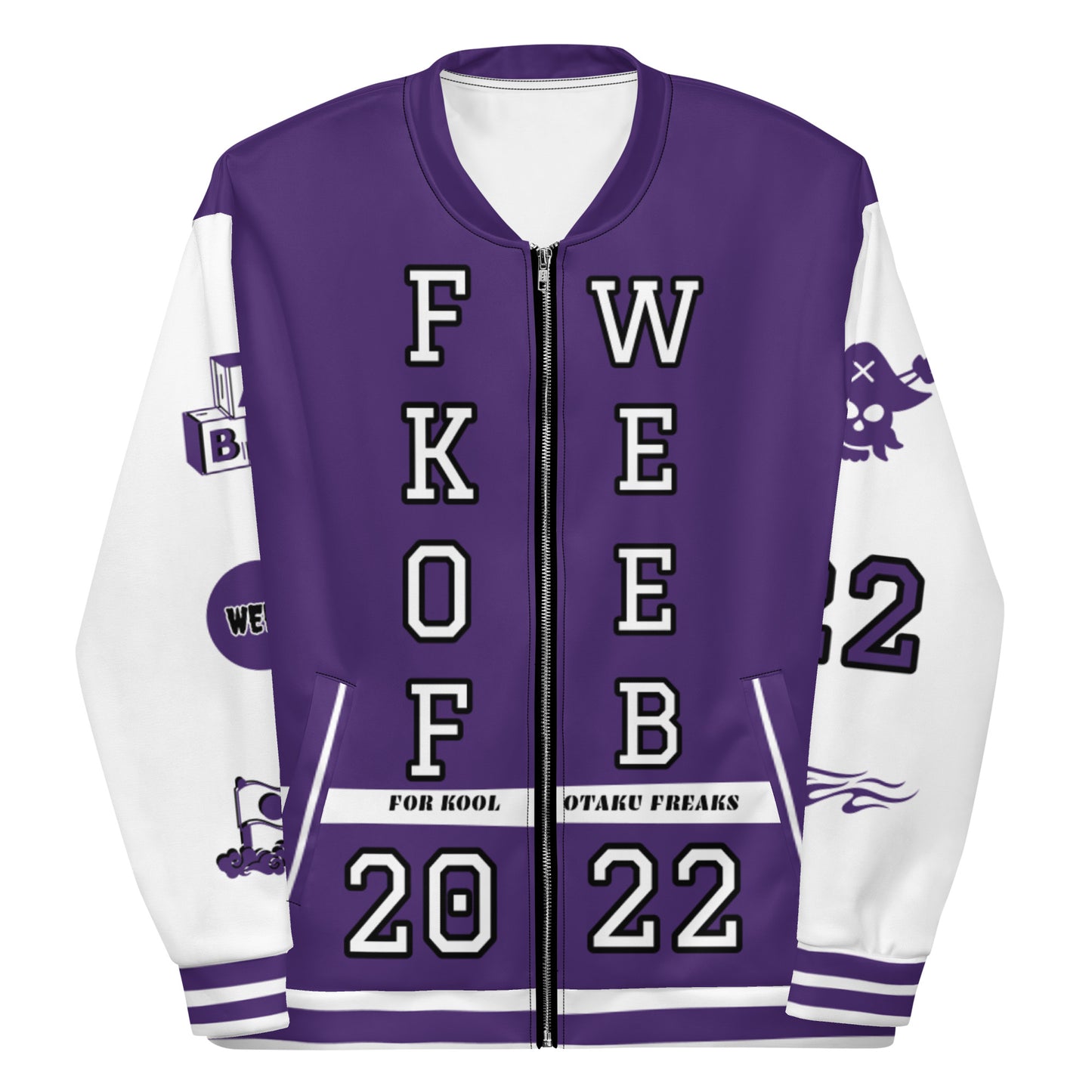 FKOF WEEB Unisex Bomber Jacket ( PURPLE )