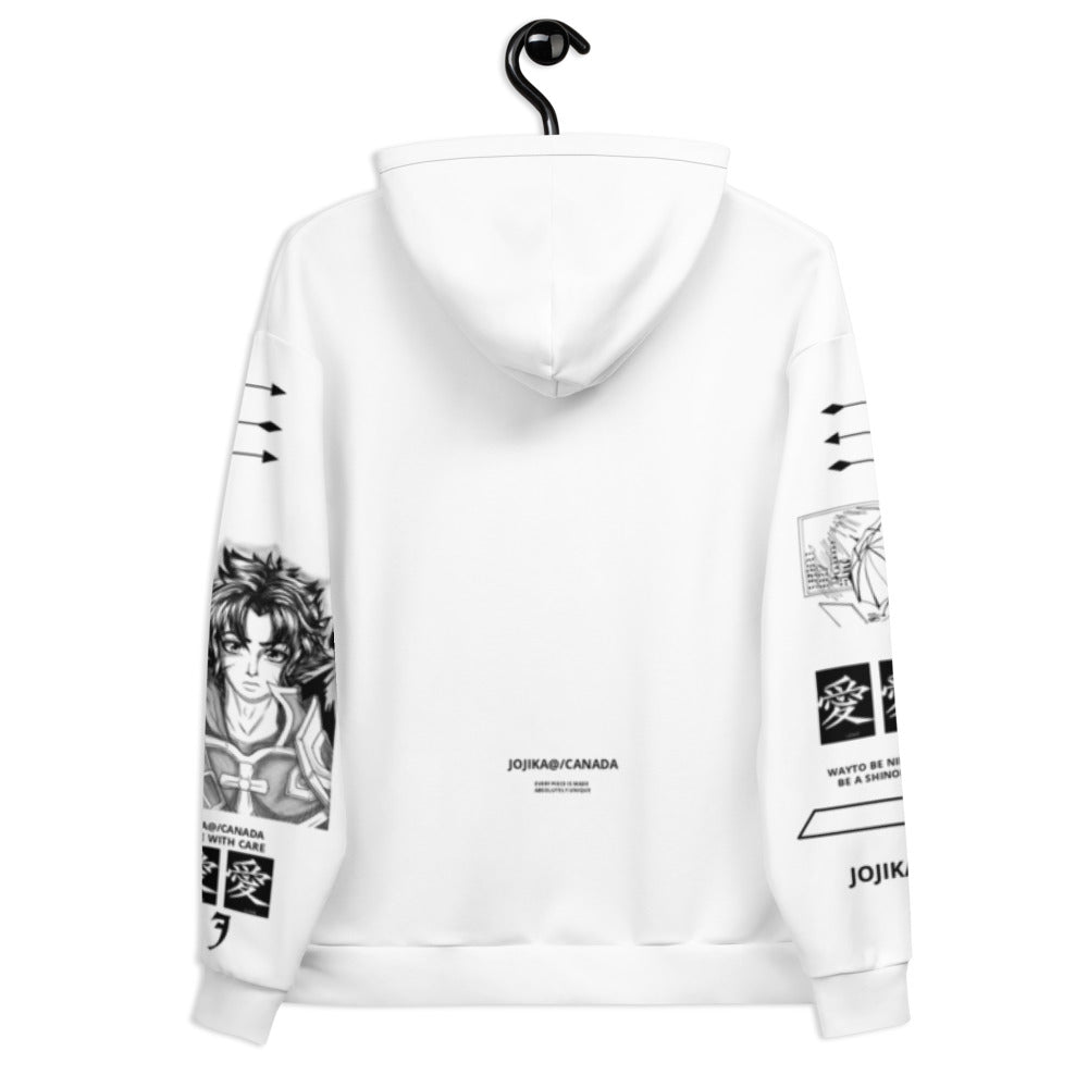 JOJIKA Streetwear Hoodie ( White )
